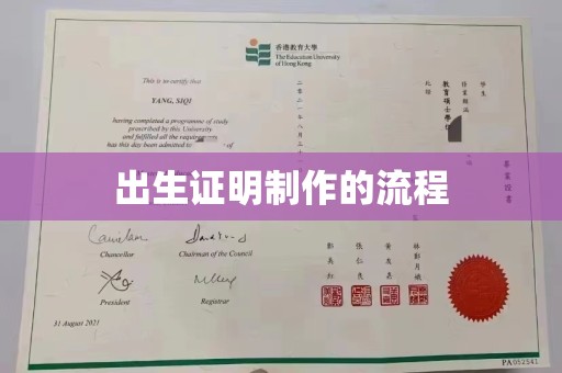 安仁出生证明制作的流程