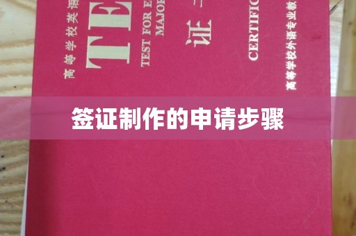 安仁签证制作的申请步骤