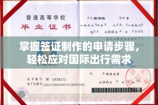 安仁掌握签证制作的申请步骤，轻松应对国际出行需求