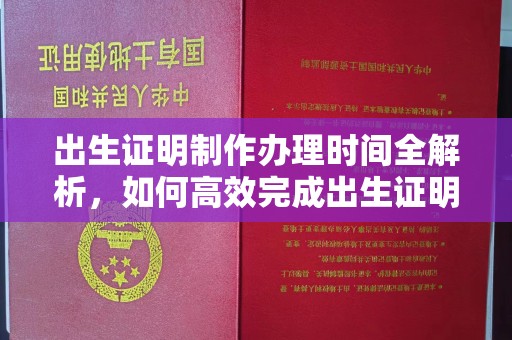 安仁出生证明制作办理时间全解析，如何高效完成出生证明申请？