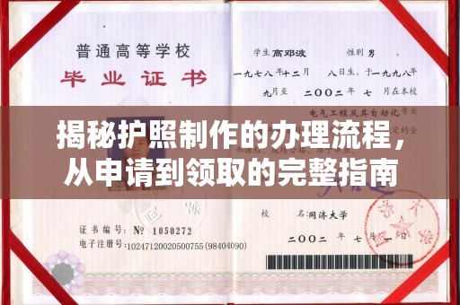 安仁揭秘护照制作的办理流程，从申请到领取的完整指南