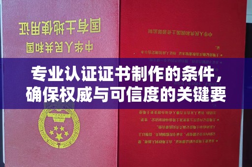 安仁专业认证证书制作的条件，确保权威与可信度的关键要素