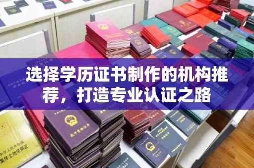 安仁选择学历证书制作的机构推荐，打造专业认证之路