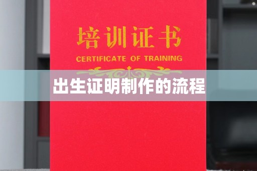 安仁出生证明制作的流程